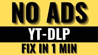 yt-dlp SponsorBlock: Skip Ads and Sponsors Automatically | Clean YouTube Downloads