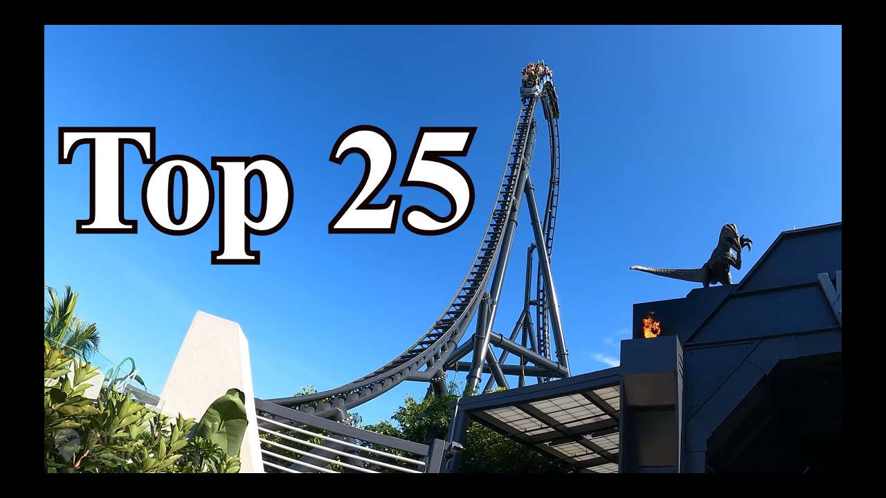 Top 25 Roller Coasters (2023)