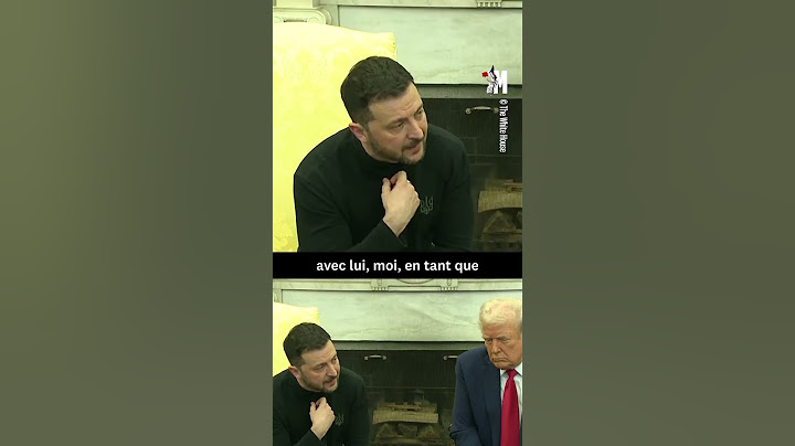 Trump à Zelensky : "Vous jouez avec la 3e guerre mondiale !"