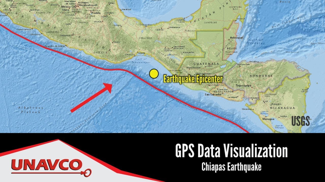 GPS Data Visualization: Chiapas Earthquake - YouTube