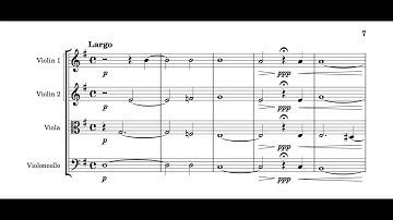 Suite for Strings in G Minor II. Largo - Second Draft