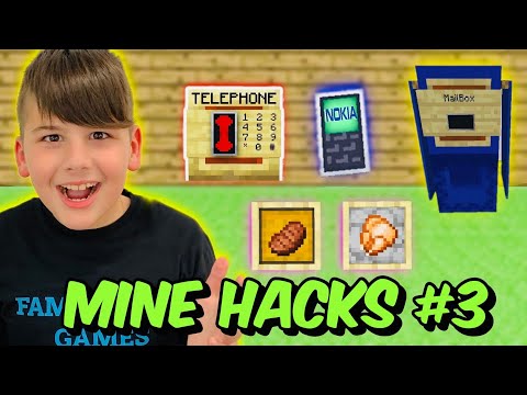 LIFE HACKS #3 ΣΤΟ MINECRAFT ΠΩΣ ΝΑ ΦΤΙΑΞΕΙΣ  ΧΩΡΙΣ ΤΑ MODS ΑΠΙΣΤΕΥΤΑ ΠΡΑΓΜΑΤΑ Famous Games