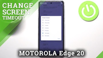 How to Change Screen Timeout on MOTOROLA Edge 20 – Adjust Display Settings