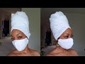 DIY No-Sew Face Mask &amp; Headwrap from T-shirt!