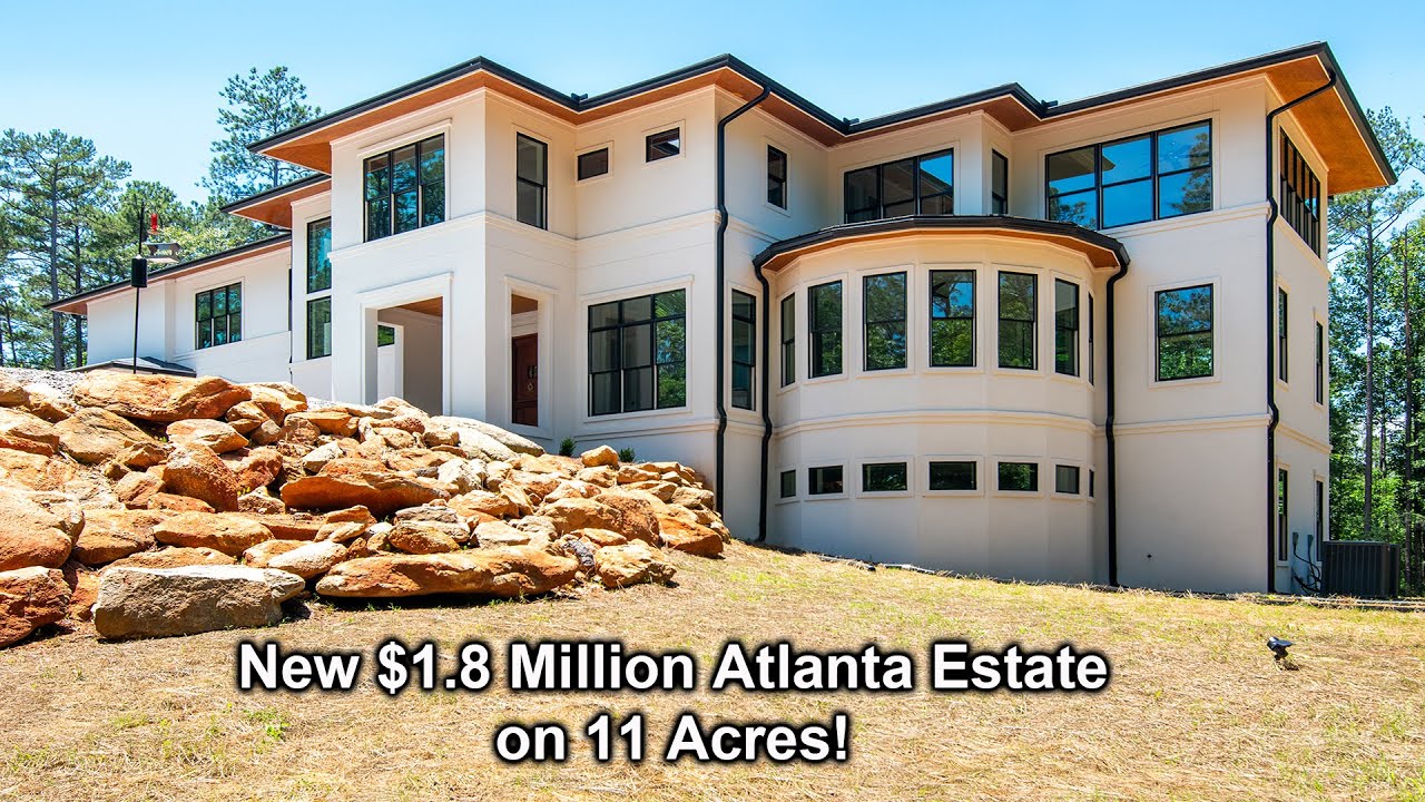 New 1.8 Million Private Modern Atlanta Estate on 11 Acres YouTube