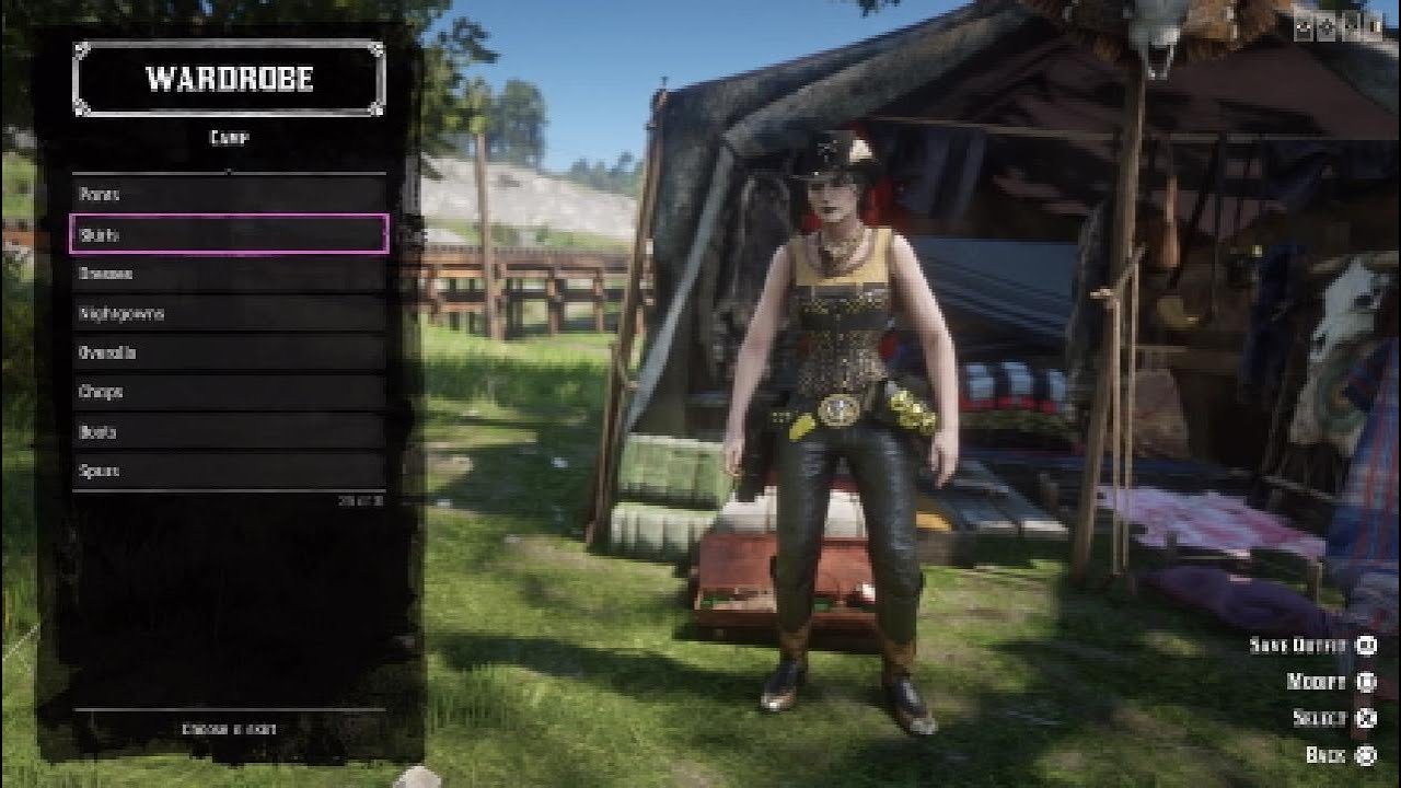 Rdr2 how to make Yellow and Black Golden outfit YouTube