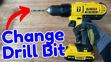 How To Change a Drill Bit on a DeWALT Drill (Step-by-Step Tutorial)