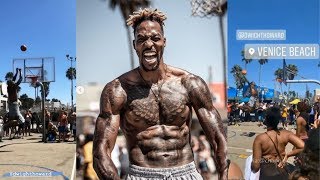 Dwight Howard Throwing Down Crazy Dunks At Venice Beach