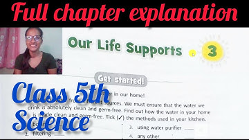 || Ch-3 Our life support || Class 5th Science || Full chapter explanation