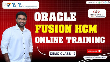 Oracle Fusion Cloud HCM Online Training | Oracle Fusion HCM Course |Oracle HCM Certification Demo-2