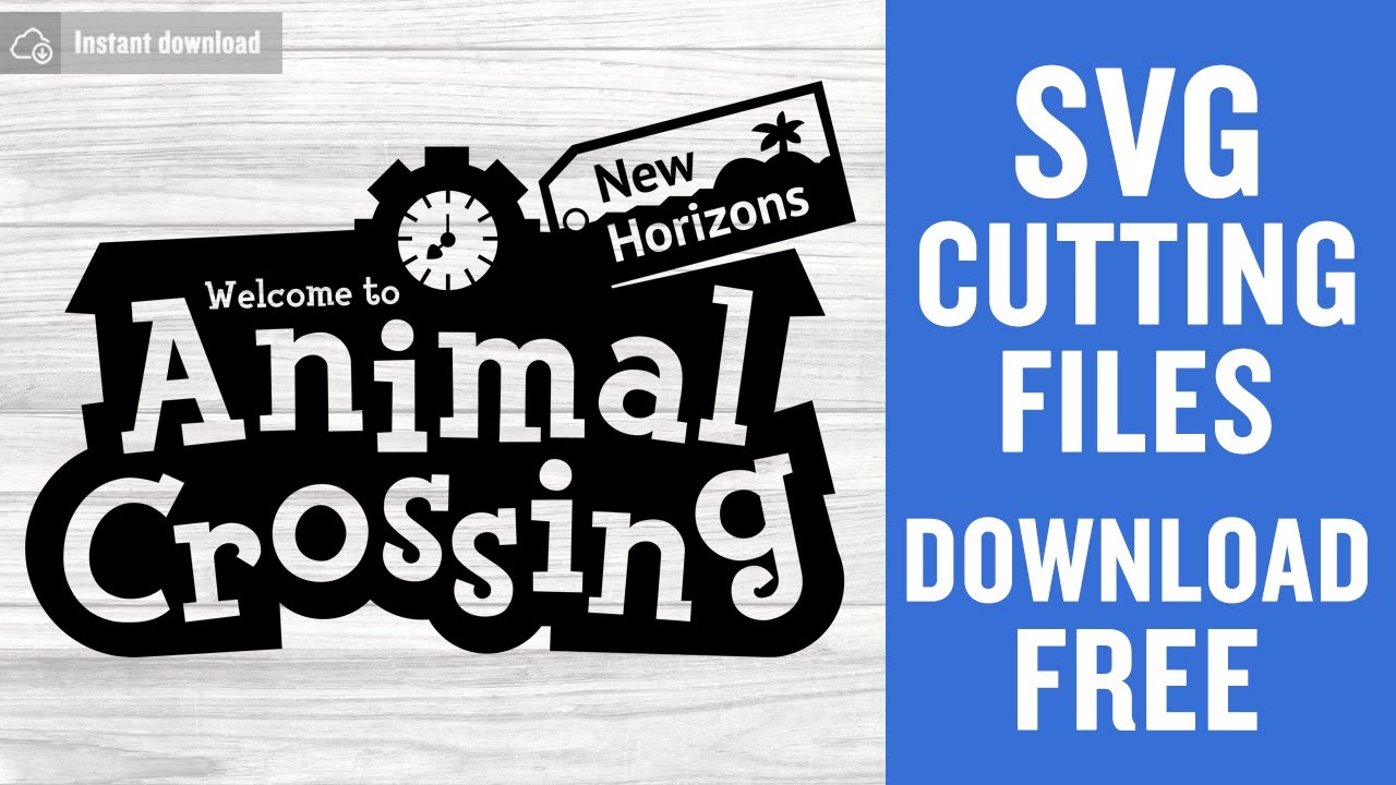 Animal Crossing Logo Svg Free Cut Files For Scan N Cut Free Download Youtube