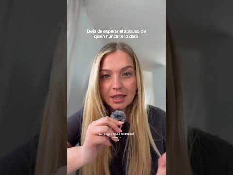 Deja de esperar ese aplauso…