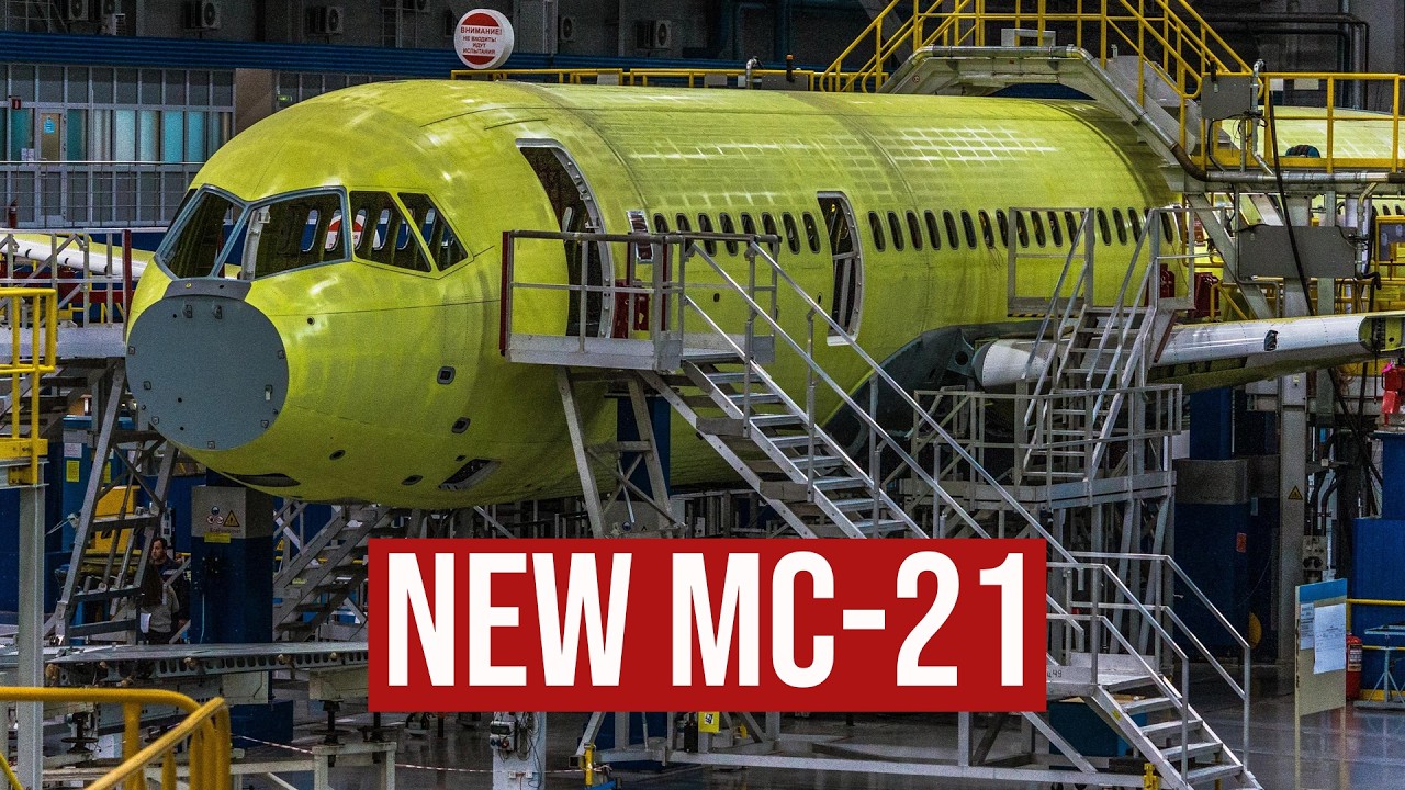 Shocking! Russian Aviation Plant Assembles 20 MC-21 Aircraft Simultaneously, Production Fully Loaded