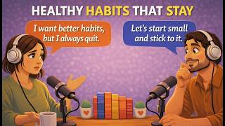 Healthy Habits That Actually Stick English Listening Practice B2 Mr Duo Podcast
