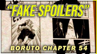 Beware Of The Fake Boruto Manga Chapter 54 Spoilers These Are Fake Leaks Again Youtube