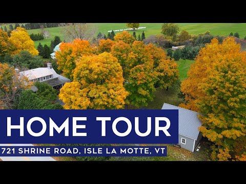 721 Shrine Road, Isle La Motte, VT home video tour