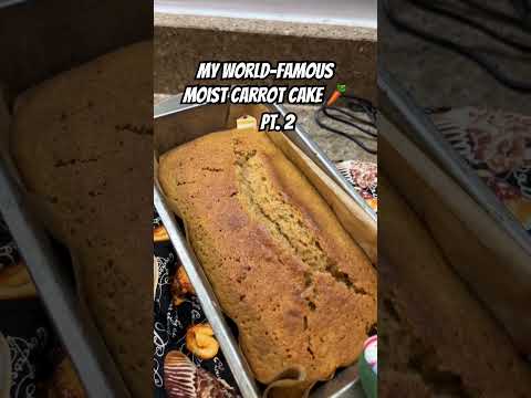 My World Famous Moist Carrot Cake Pt 2