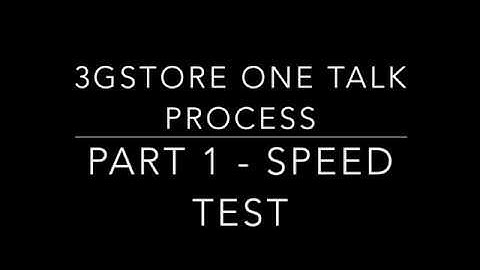 One Talk and 5Gstore: Part 1