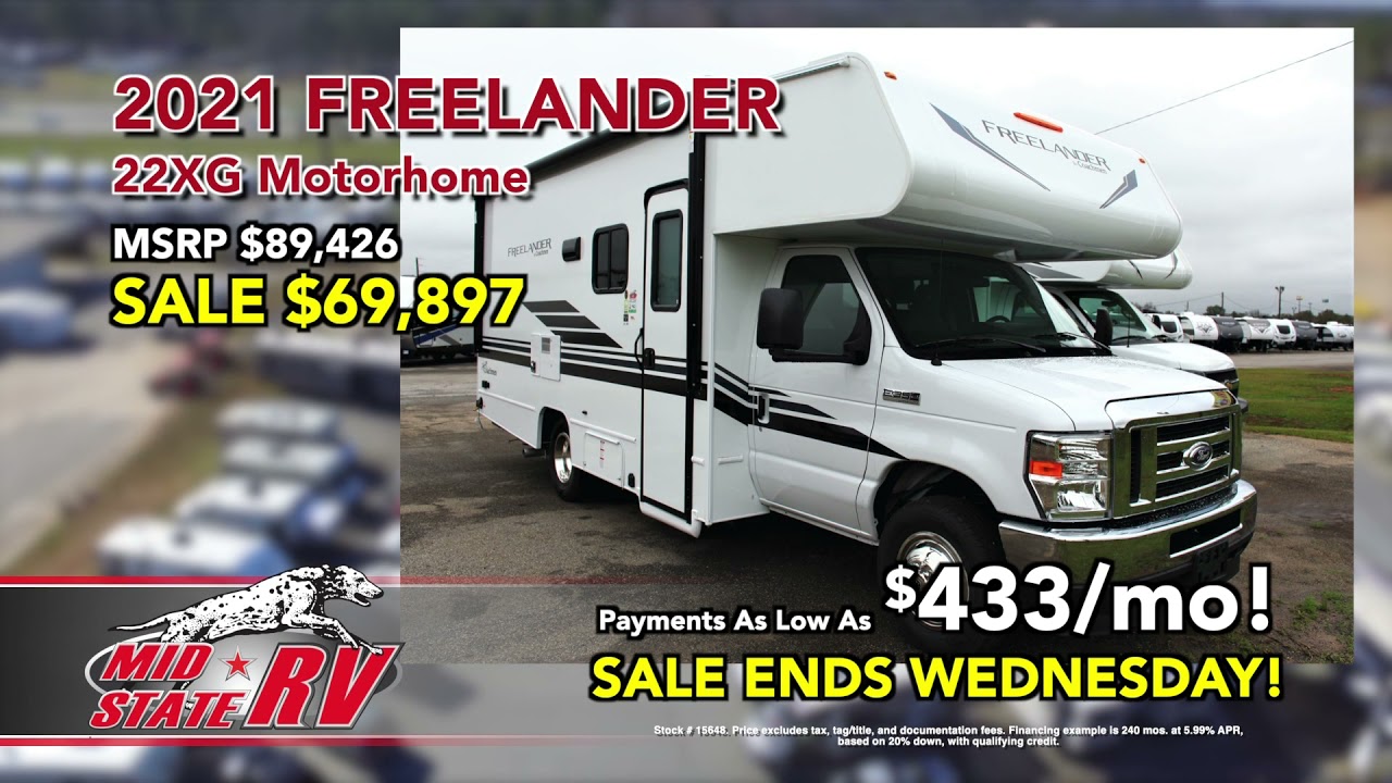 21 Coachmen Freelander 22xg Class C On Sale For 69 7 Youtube