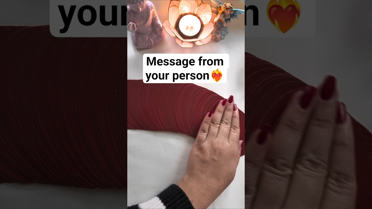 Message from your person ❤️‍🔥 