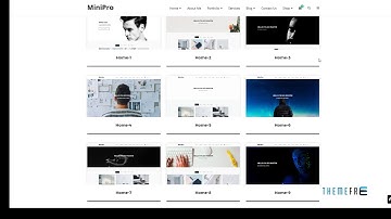 MiniPro - Minimal - Professional Portfolio HTML5 Template        | Fr