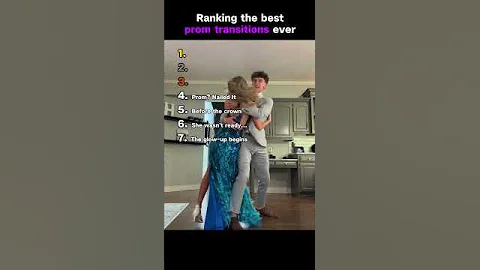 Ranking the best prom transitions ever #prom #ranking #tiktok #usa #promtransition