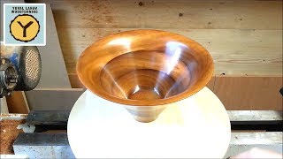 Woodturning An Iroko Economy Bowl