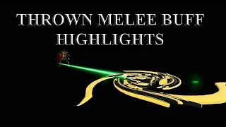 WARFRAME - Thrown Melee Buff Highlights: Zakti + Glaive Prime