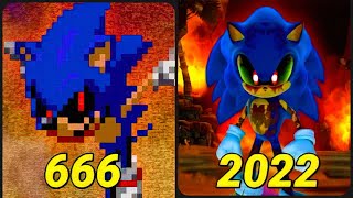 Evolution of SONIC.EXE (666-2022)