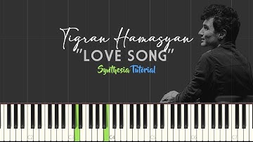 Tigran Hamasyan - Love song | Synthesia piano tutorial