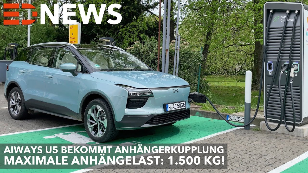 Batterie-elektrischer Alleskönner: Anhängerkupplung macht den Aiways U5 SUV  noch