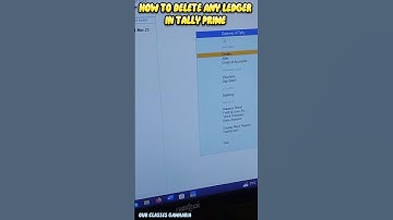 how to delete ledger in tally prime ✨ in easy way for beginners # short video #company #tallyprime