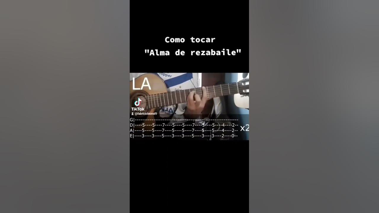 Alma de Rezabaile #punteo #tutorial #tablatura #loscarabajal loscarabajal