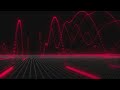Red Neon Music Visualizer Motion Background | Audio Equalizer Loop | Screensaver