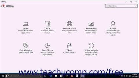 Windows 10 Tutorial Windows 10 Settings Microsoft Training