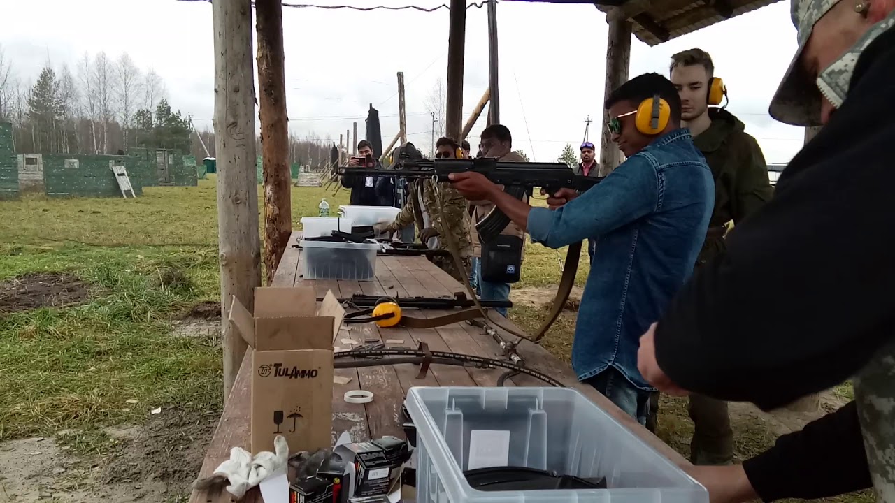Ak 47 rifle shooting... - YouTube