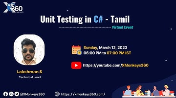 Unit Testing in C# - Tamil