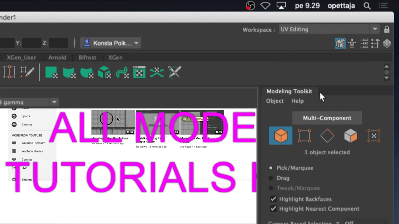 Simple Tentacle Rig & Animation - YouTube