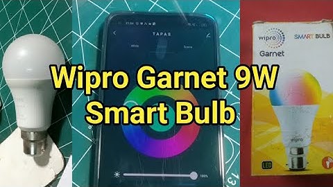 Wipro Smart Bulb | Wipro Garnet 9W Smart Bulb | WIFI Smart Bulb