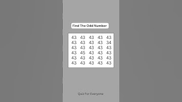 Find The Number 43 #oddnumbers #puzzlegames #maths #puzzlequiz