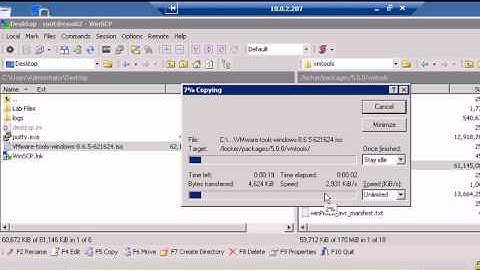 update vmware tools off line