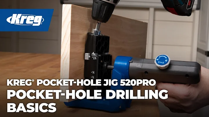 Pocket-Hole Drilling Basics: Kreg® Pocket-Hole Jig 520PRO