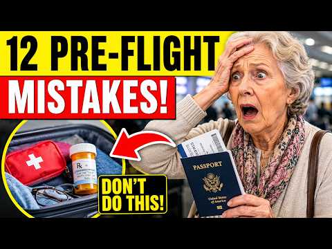 12 Pre-Flight Airport Mistakes Seniors Regret Making Every Trip