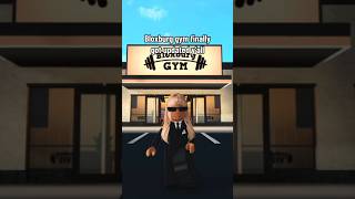 New bloxburg gym update! #bloxburg #roblox #welcometobloxburg