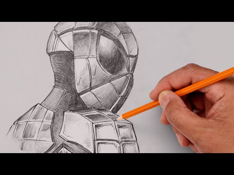 How To Draw Spider-Man MK 1 Armor | Sketch Saturday