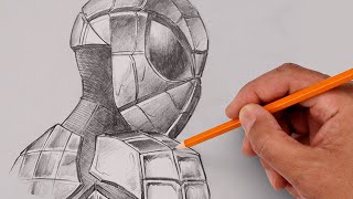 how to draw spider man mk 1 armor sketch saturday