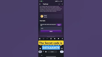 Tapswap Secret code for Bitcoin integration #tapswap #trending #secret #viral #crypto #ton #bitcoin