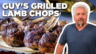 Guy Fieri's Grilled Lamb Chops with Charmoula | Guy's Big Bite | Food Network