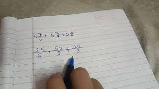 Solving maths question|| In fraction addition|| by Anika 🌺||