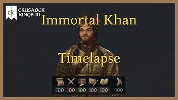 Immortal Khan Timelapse Crusader Kings 3